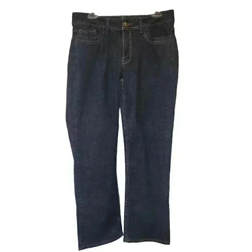 Riders by Lee Women's Blue Dark Wash Cotton/Spandex Denim Jeans EUC